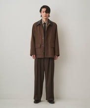 画像をギャラリービューアに読み込む, LEATHER COLLAR RIDING JACKET
