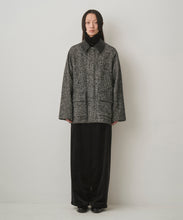 画像をギャラリービューアに読み込む, LEATHER COLLAR RIDING JACKET (HERRINGBONE)
