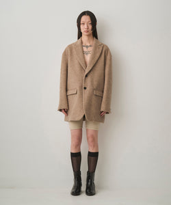 MOHAIR SHAGGY LONG JACKET
