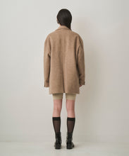 画像をギャラリービューアに読み込む, MOHAIR SHAGGY LONG JACKET
