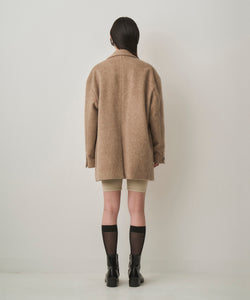 MOHAIR SHAGGY LONG JACKET