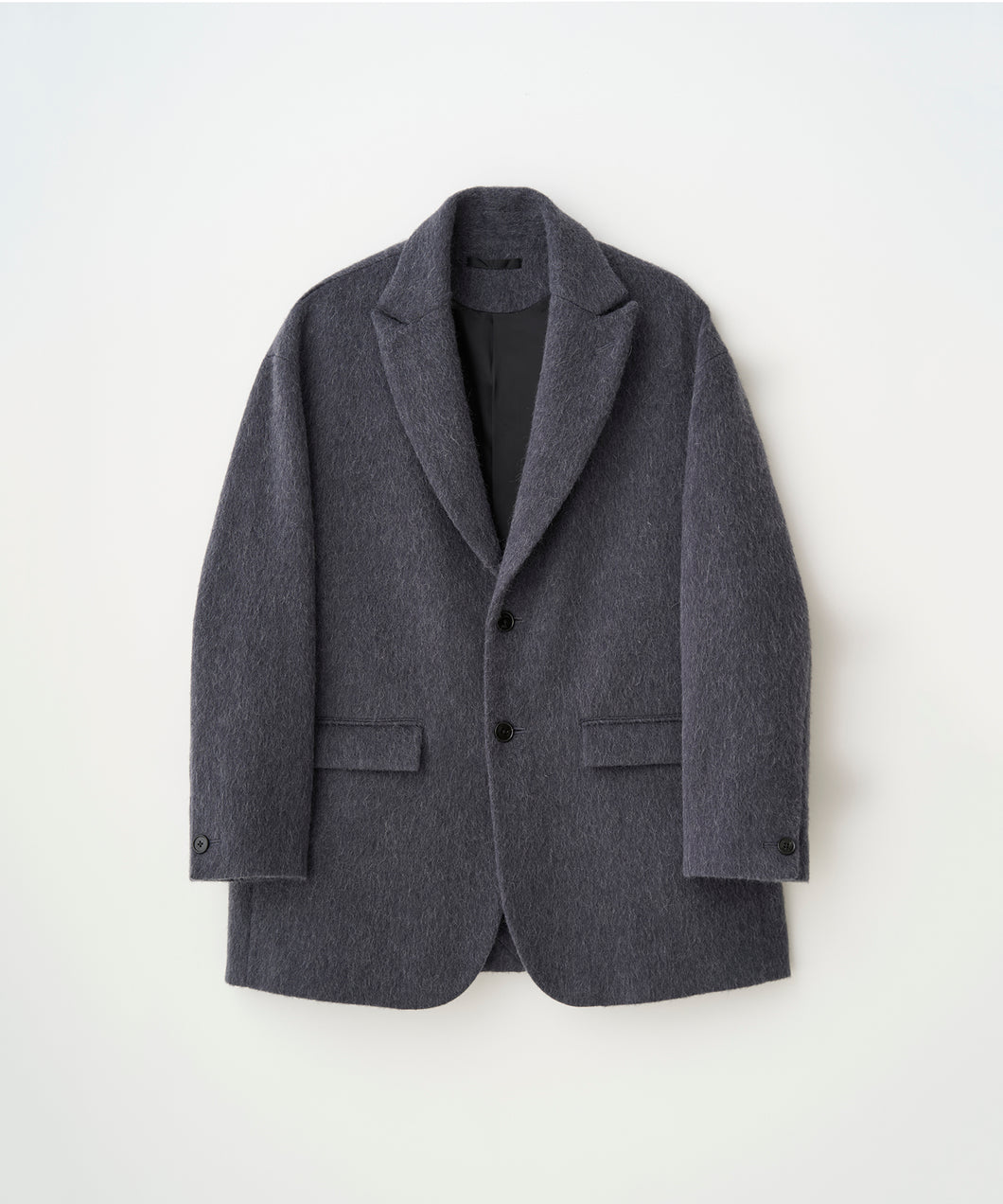 MOHAIR SHAGGY LONG JACKET