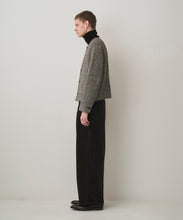 画像をギャラリービューアに読み込む, FANCY TWEED NO-COLLAR JACKET

