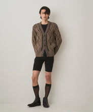 画像をギャラリービューアに読み込む, DUAL-TONE CABLE CARDIGAN
