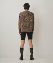 画像をギャラリービューアに読み込む, DUAL-TONE CABLE CARDIGAN
