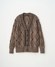 画像をギャラリービューアに読み込む, DUAL-TONE CABLE CARDIGAN
