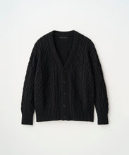 画像をギャラリービューアに読み込む, DUAL-TONE CABLE CARDIGAN

