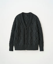 画像をギャラリービューアに読み込む, DUAL-TONE CABLE CARDIGAN
