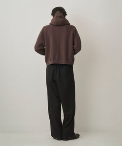 CROPPED BRUSHED HOODIE