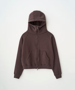 CROPPED BRUSHED HOODIE