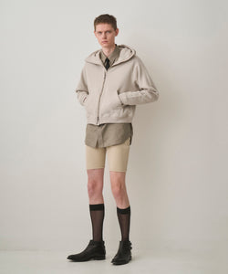 CROPPED BRUSHED HOODIE