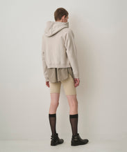 画像をギャラリービューアに読み込む, CROPPED BRUSHED HOODIE
