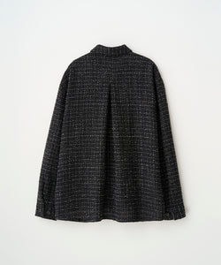 FANCY TWEED SHIRT JACKET