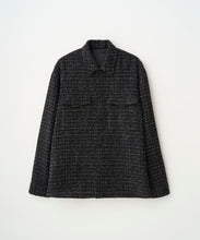 画像をギャラリービューアに読み込む, FANCY TWEED SHIRT JACKET
