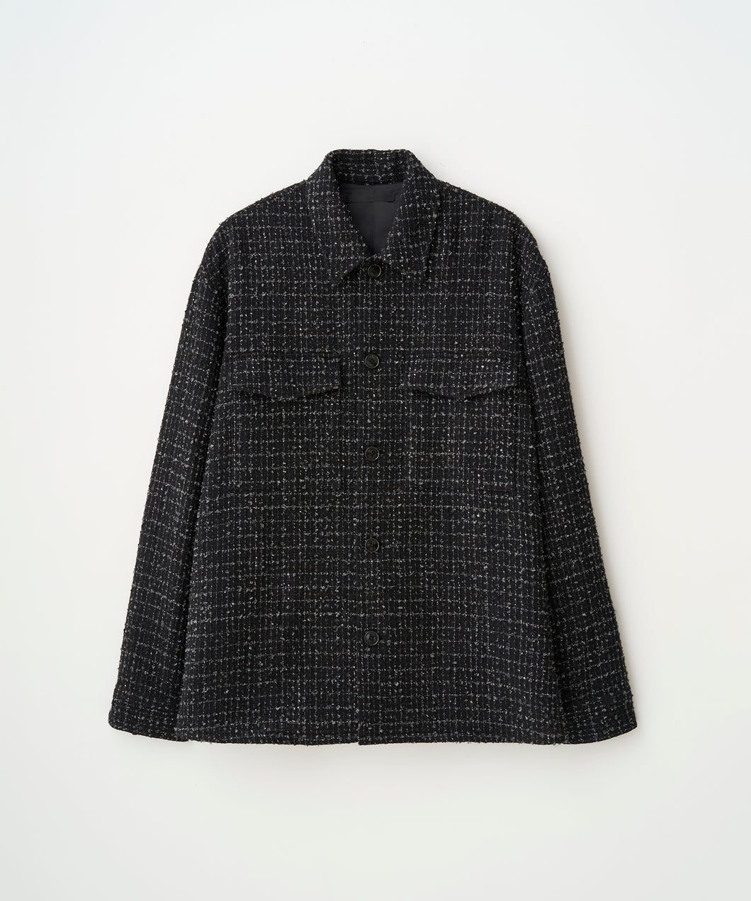 FANCY TWEED SHIRT JACKET
