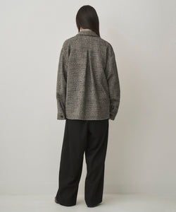 FANCY TWEED SHIRT JACKET
