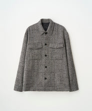 画像をギャラリービューアに読み込む, FANCY TWEED SHIRT JACKET
