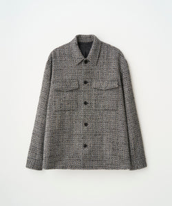 FANCY TWEED SHIRT JACKET