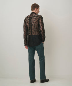 CORD LACE L/S SHIRT