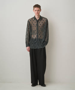 CORD LACE L/S SHIRT