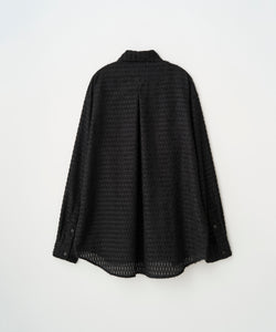 FUZZY SHEER L/S SHIRT