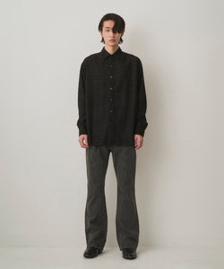 FUZZY SHEER L/S SHIRT