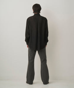 FUZZY SHEER L/S SHIRT