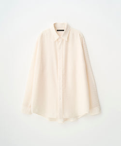 FUZZY SHEER L/S SHIRT