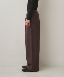 BRUSHED WIDE SWEAT PANTS