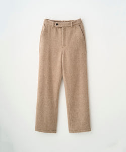 MOHAIR SHAGGY TAPERED PANTS