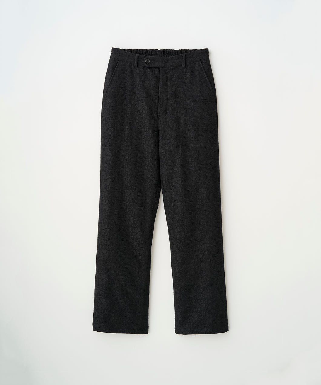 BONDED LACE TAPERED PANTS