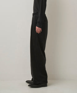 LUSTROUS CORDUROY WIDE PANTS