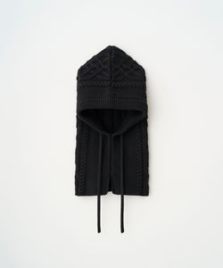 DUAL-TONE CABLE HOODED GAITER