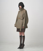 画像をギャラリービューアに読み込む, BELTED SHORT TRENCH
