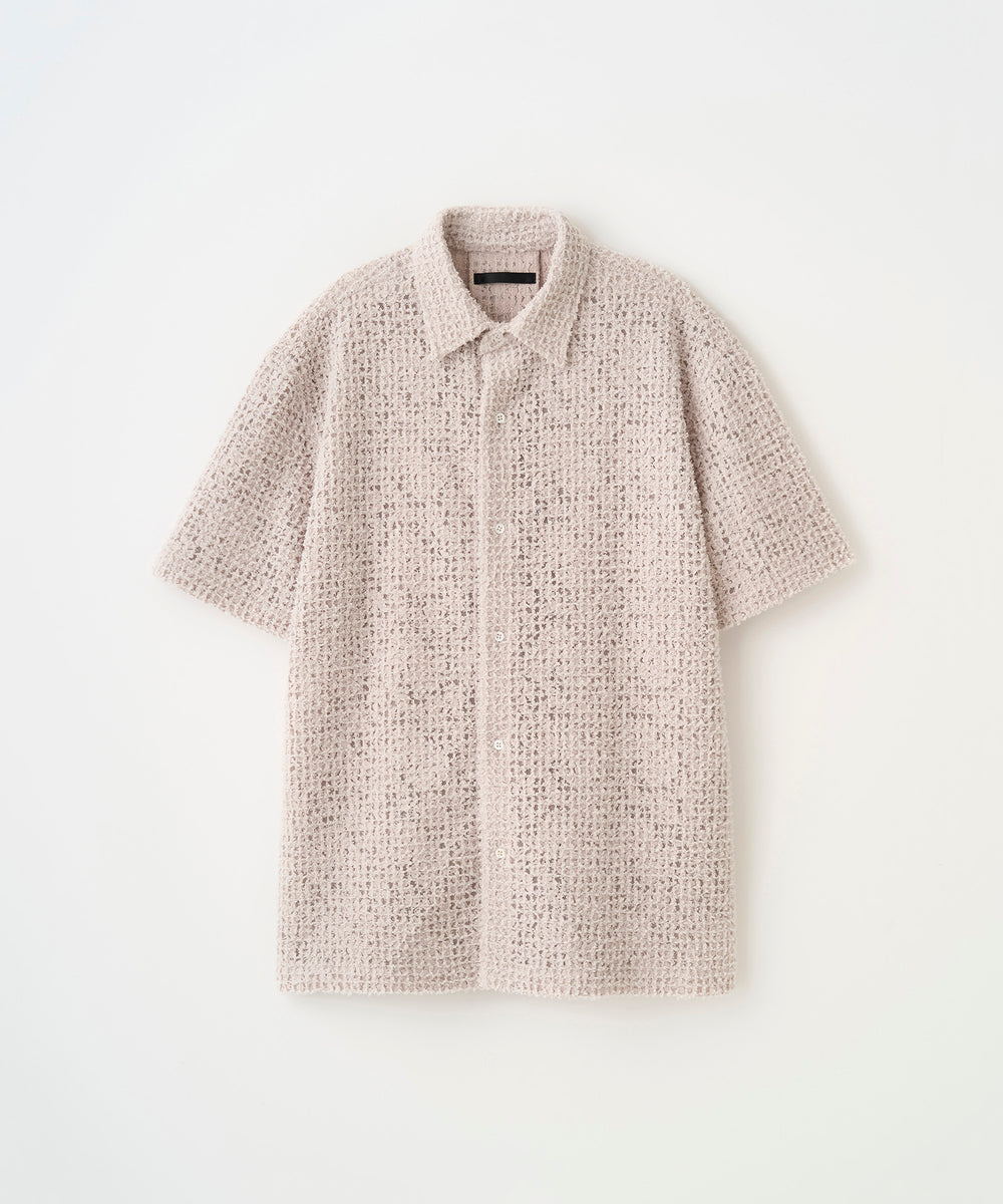 トップス juha FEATHER LACE SHIRT FEATHER LACE S/S SHIRT – JUHA