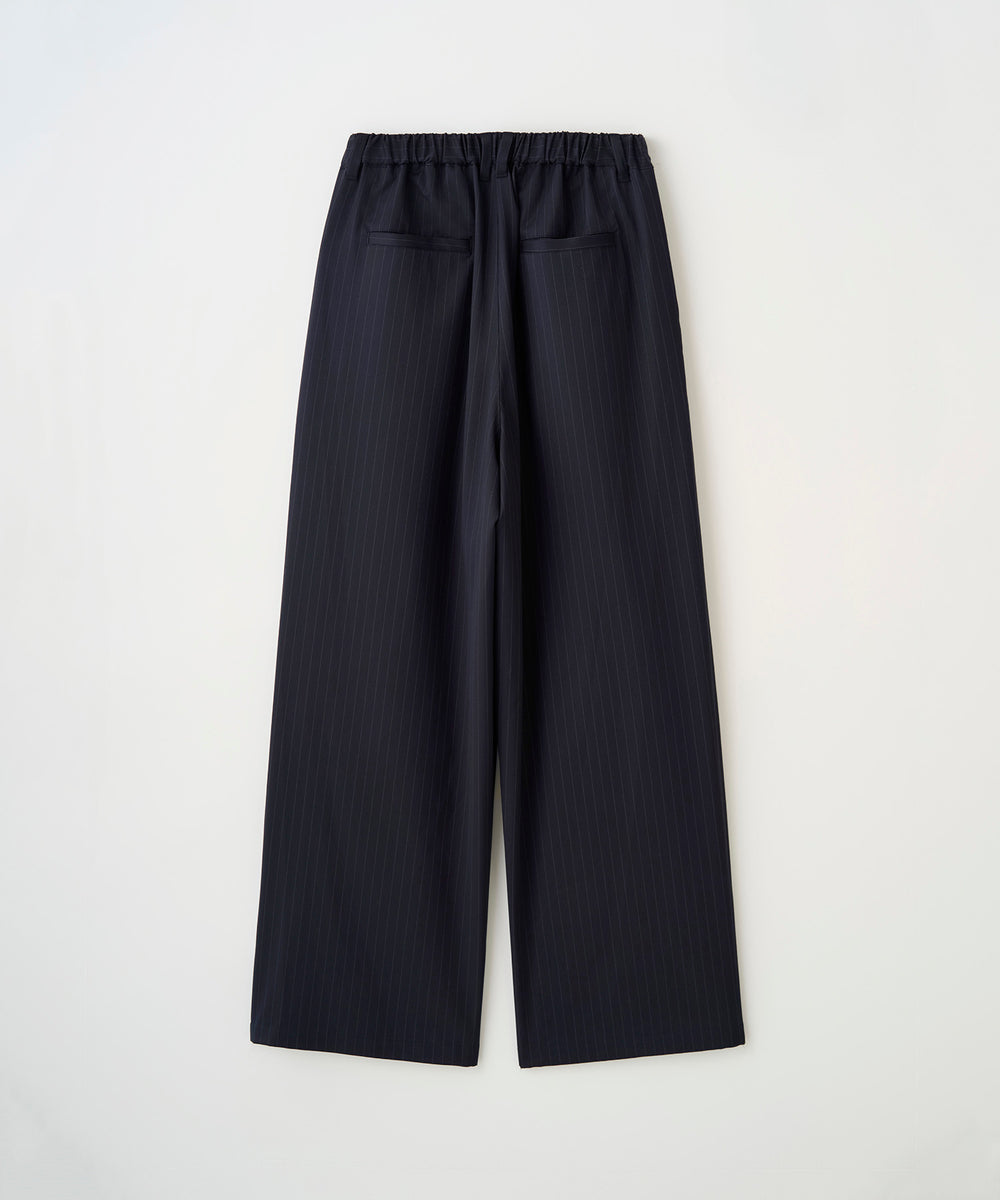 2TUCK WIDE PINSTRIPE PANTS – JUHA