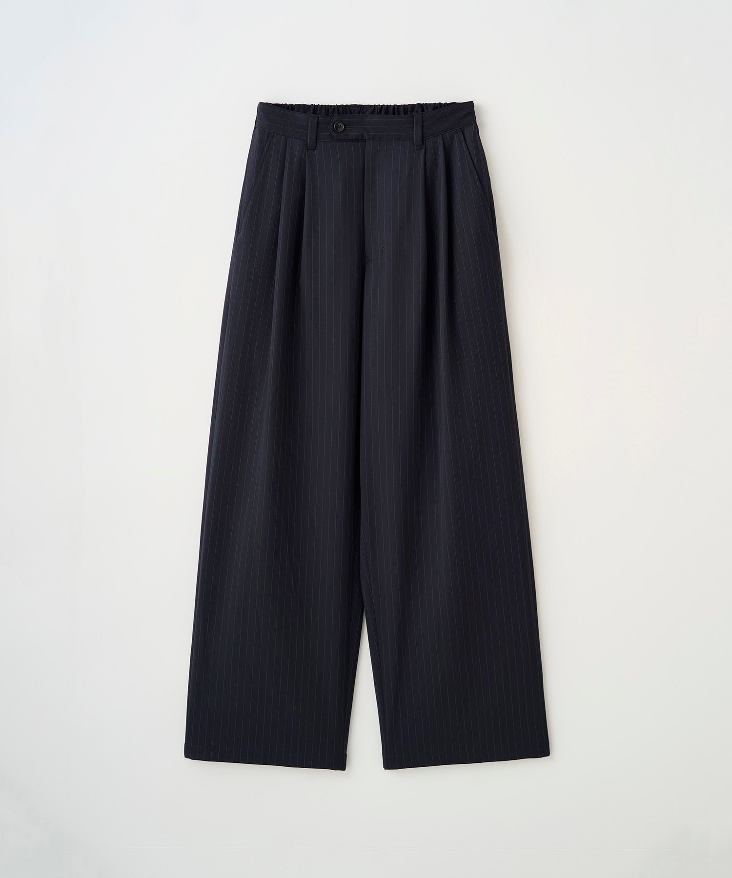 2TUCK WIDE PINSTRIPE PANTS – JUHA