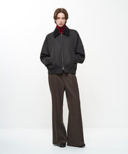 Load image into Gallery viewer, CHECK RAGLAN BOMBER JACKET

