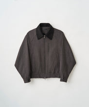 Load image into Gallery viewer, CHECK RAGLAN BOMBER JACKET
