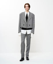 Load image into Gallery viewer, CROPPED DOUBLE TAILORED JACKET
