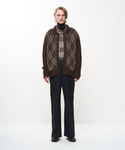 画像をギャラリービューアに読み込む, COLLARED ARGYLE CARDIGAN
