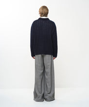 画像をギャラリービューアに読み込む, COLLARED ARGYLE CARDIGAN

