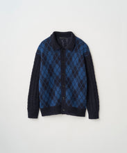 画像をギャラリービューアに読み込む, COLLARED ARGYLE CARDIGAN
