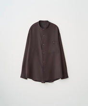 画像をギャラリービューアに読み込む, COLLARLESS DRAPED SHIRT
