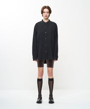 画像をギャラリービューアに読み込む, COLLARLESS FLANNEL SHIRT
