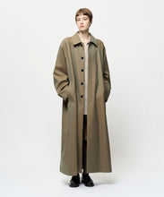 画像をギャラリービューアに読み込む, PADDED RAGLAN BALMACAAN COAT
