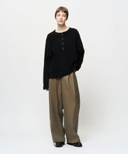 画像をギャラリービューアに読み込む, SOFT PILE CROPPED HENLEY
