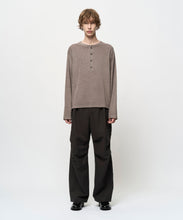 画像をギャラリービューアに読み込む, SOFT PILE CROPPED HENLEY
