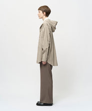 Load image into Gallery viewer, WASHED MINI CHECK HOODED SHIRT
