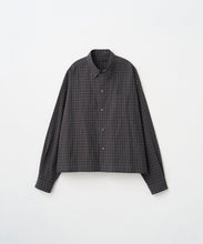 画像をギャラリービューアに読み込む, WASHED MINI CHECK CROPPED SHIRT
